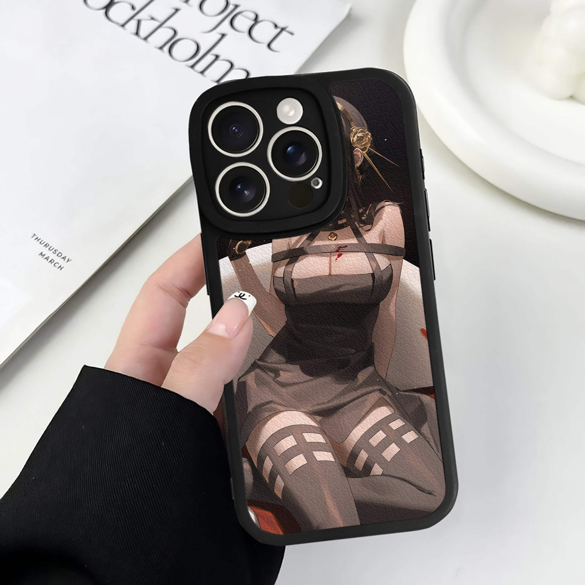 （画像用） SPY×FAMILY间谍家家酒 【iPhone 16シリーズ対応】シリコンスマホケース（レザー調） 材質：シリコン